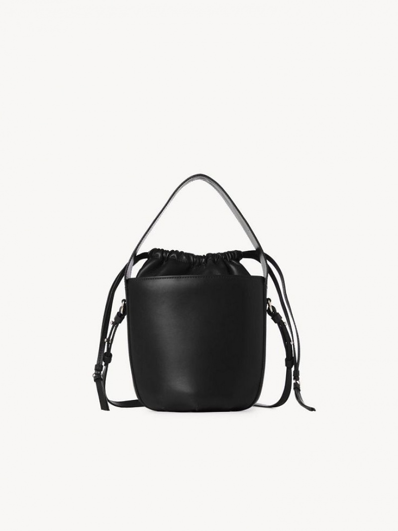 Black Chloe Sense Bucket Mini Bags | CHE-SR13702