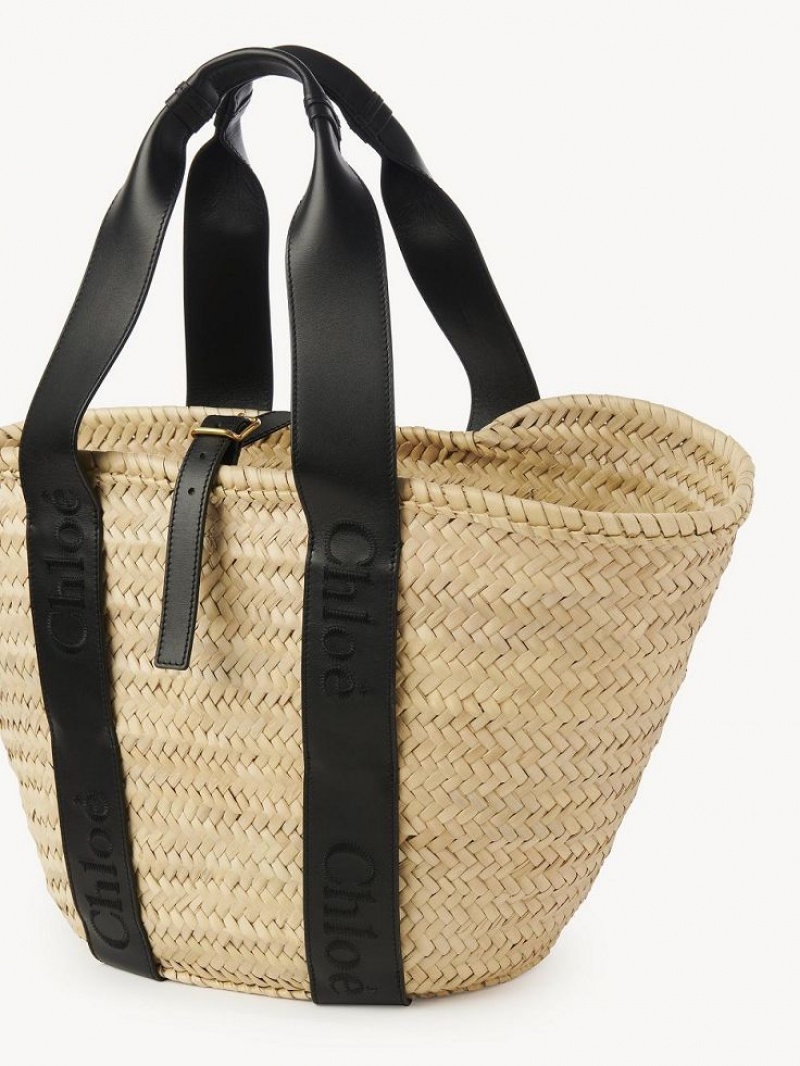 Black Chloe Sense Medium Baskets | CHE-SR13642