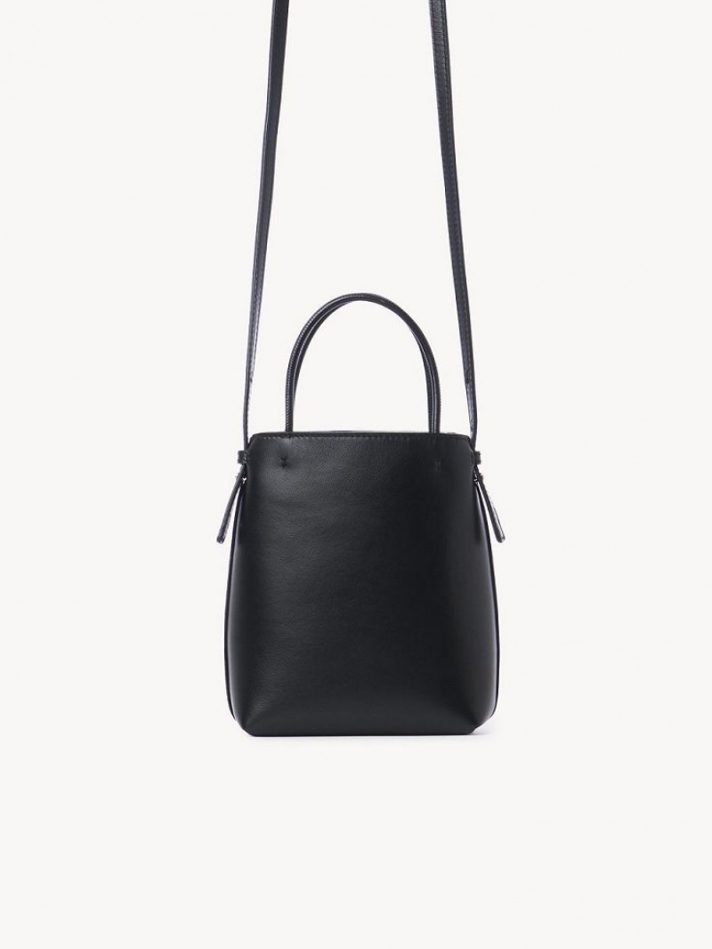 Black Chloe Sense Micro Shoulder Bags | CHE-SR13404