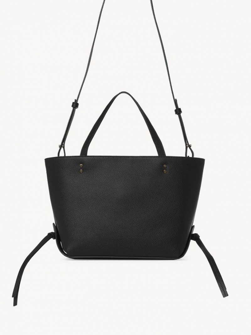 Black Chloe Sense Small East-west Shoulder Bags | CHE-SR13420