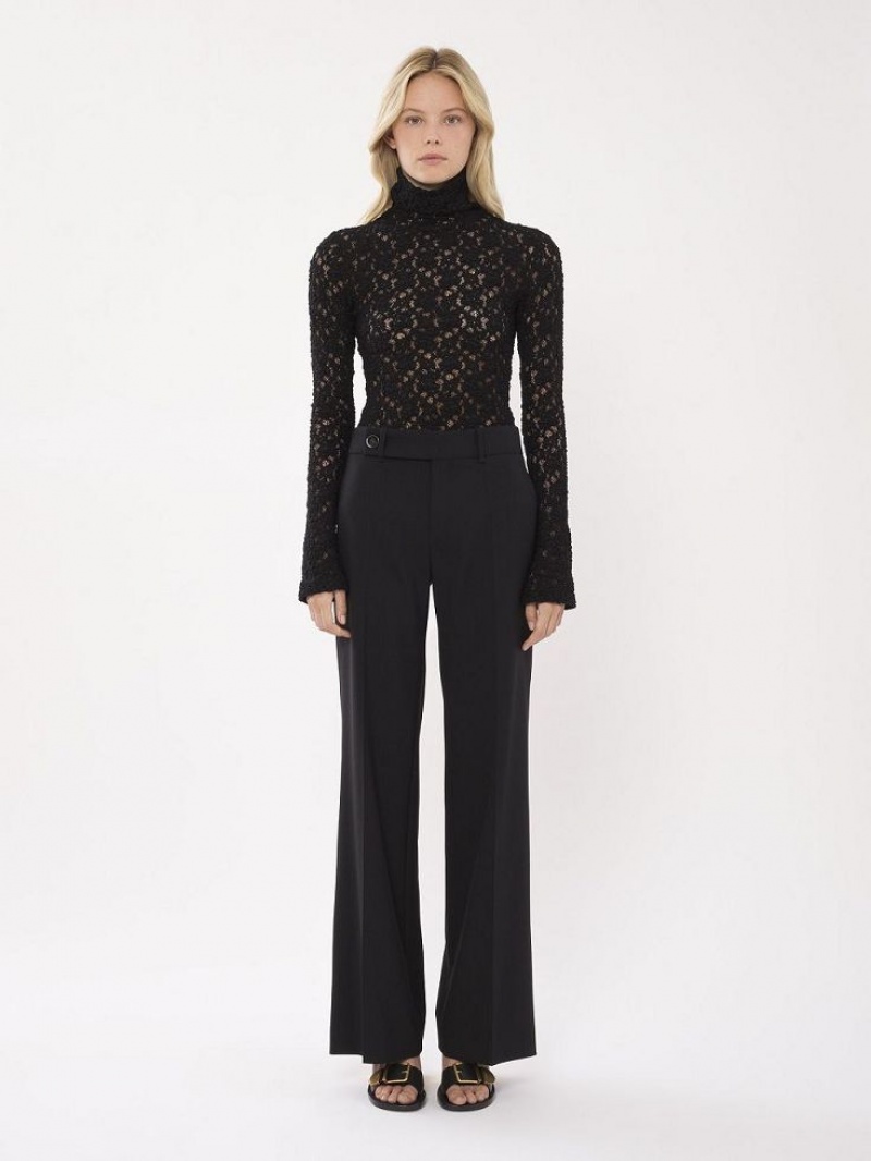 Black Chloe Signature Straight Suiting | CHE-SR14037