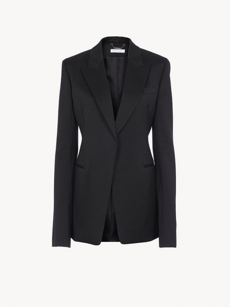 Black Chloe Tuxedo Jackets | CHE-SR13795