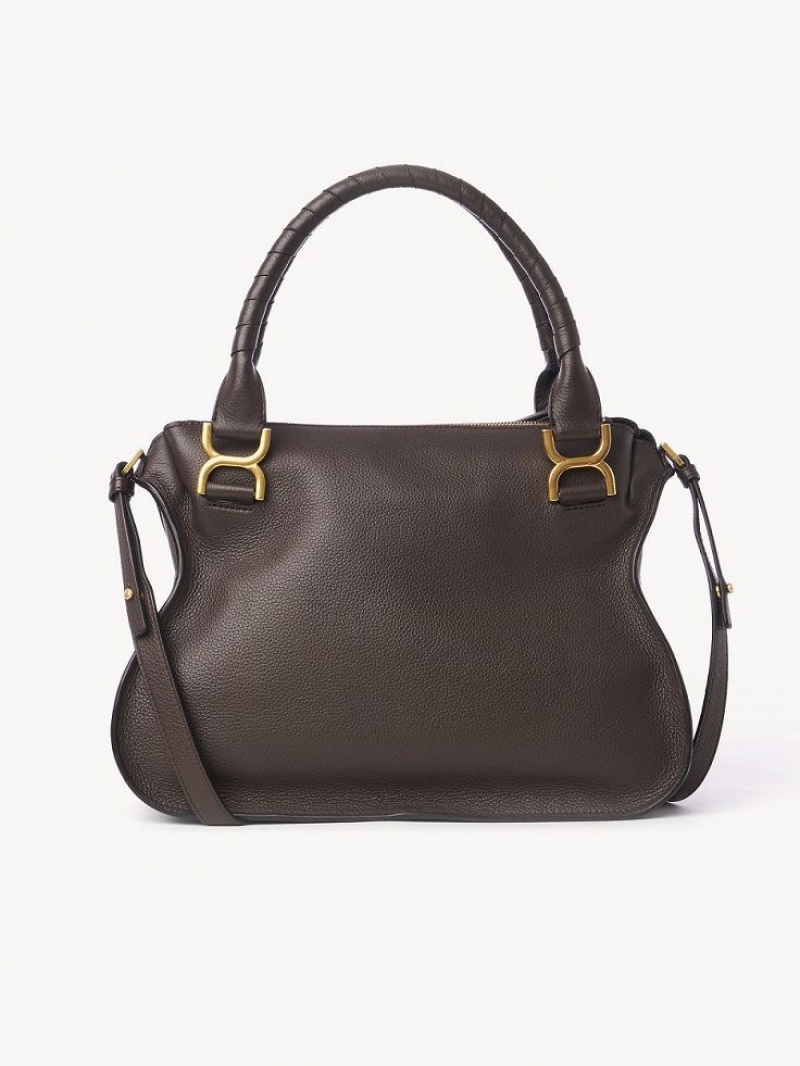 Bold Brown Chloe Marcie Double Carry Crossbody Bags | CHE-SR13493