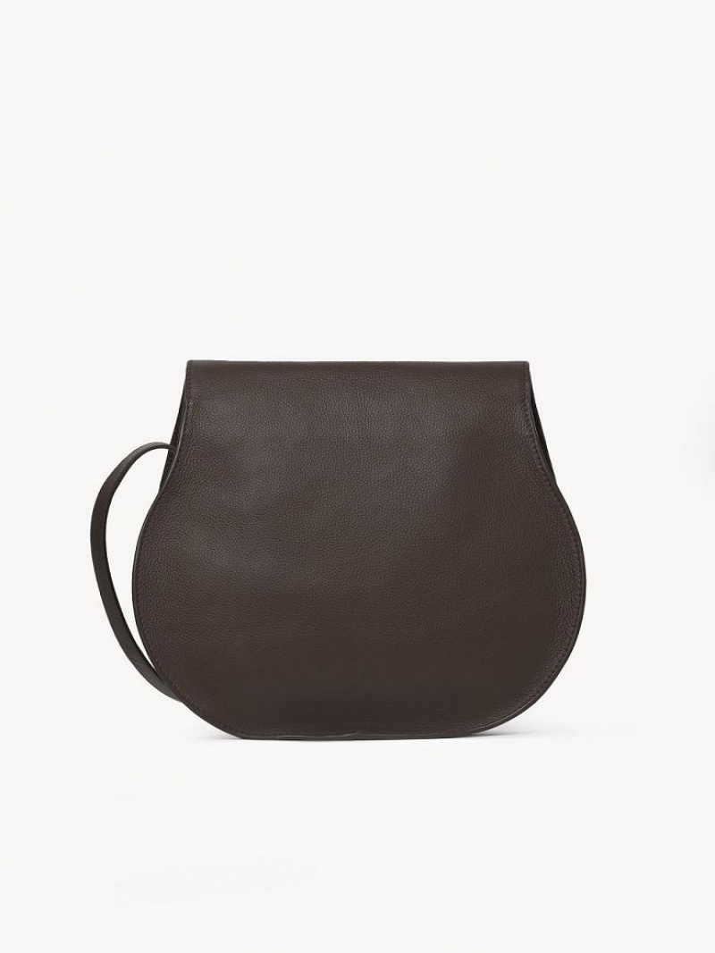 Bold Brown Chloe Marcie Medium Crossbody Bags | CHE-SR13470