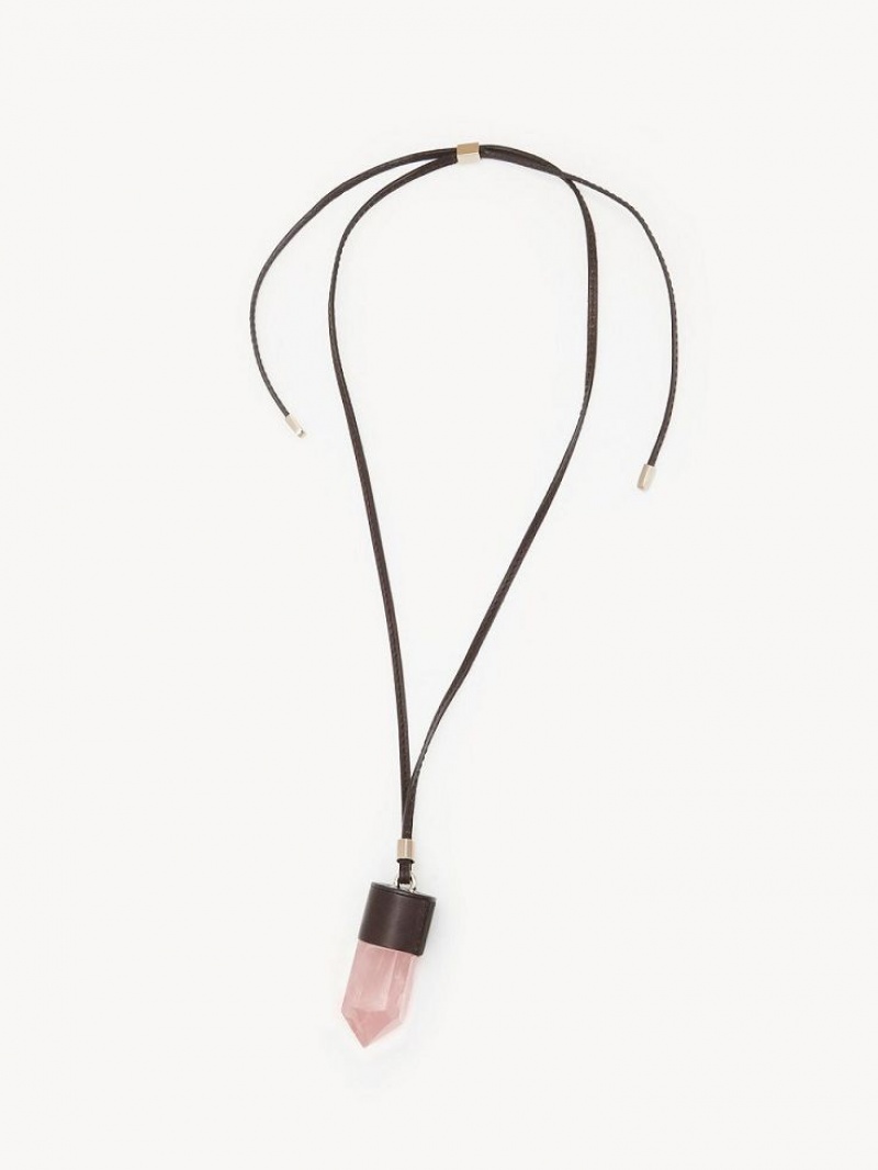 Brown - Pink 1 Chloe Jemma Necklaces | CHE-SR14405