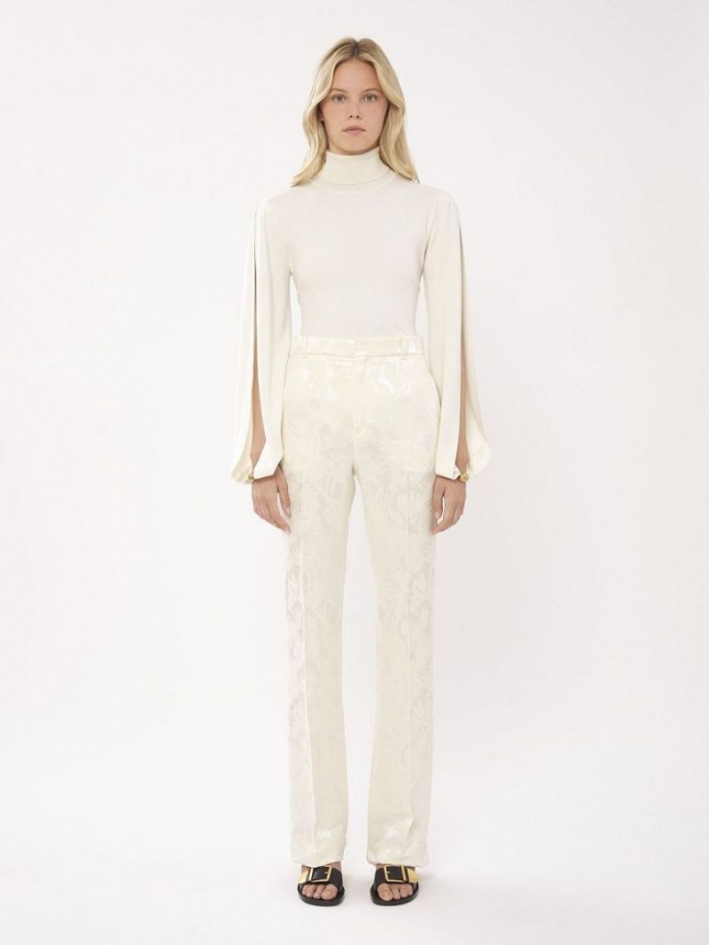 COCONUT MILK Chloe High-waisted Tailored Pants | CHE-SR14023