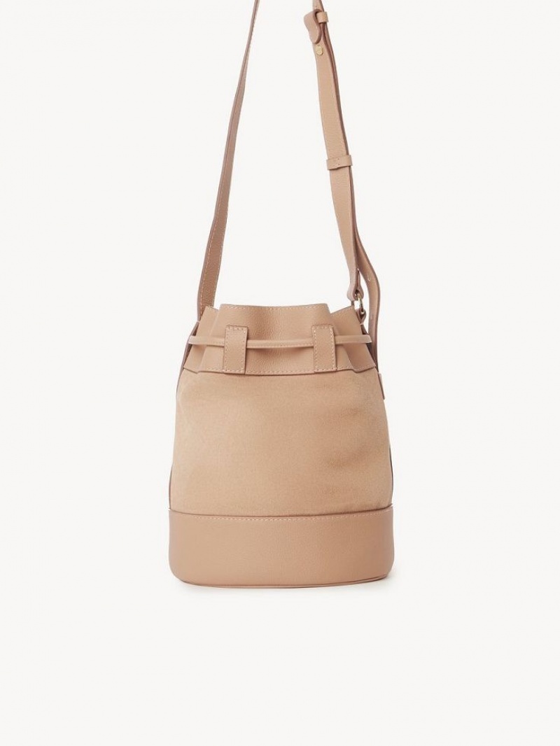 COFFEE PINK Chloe Vicki Bucket Shoulder Bags | CHE-SR14609