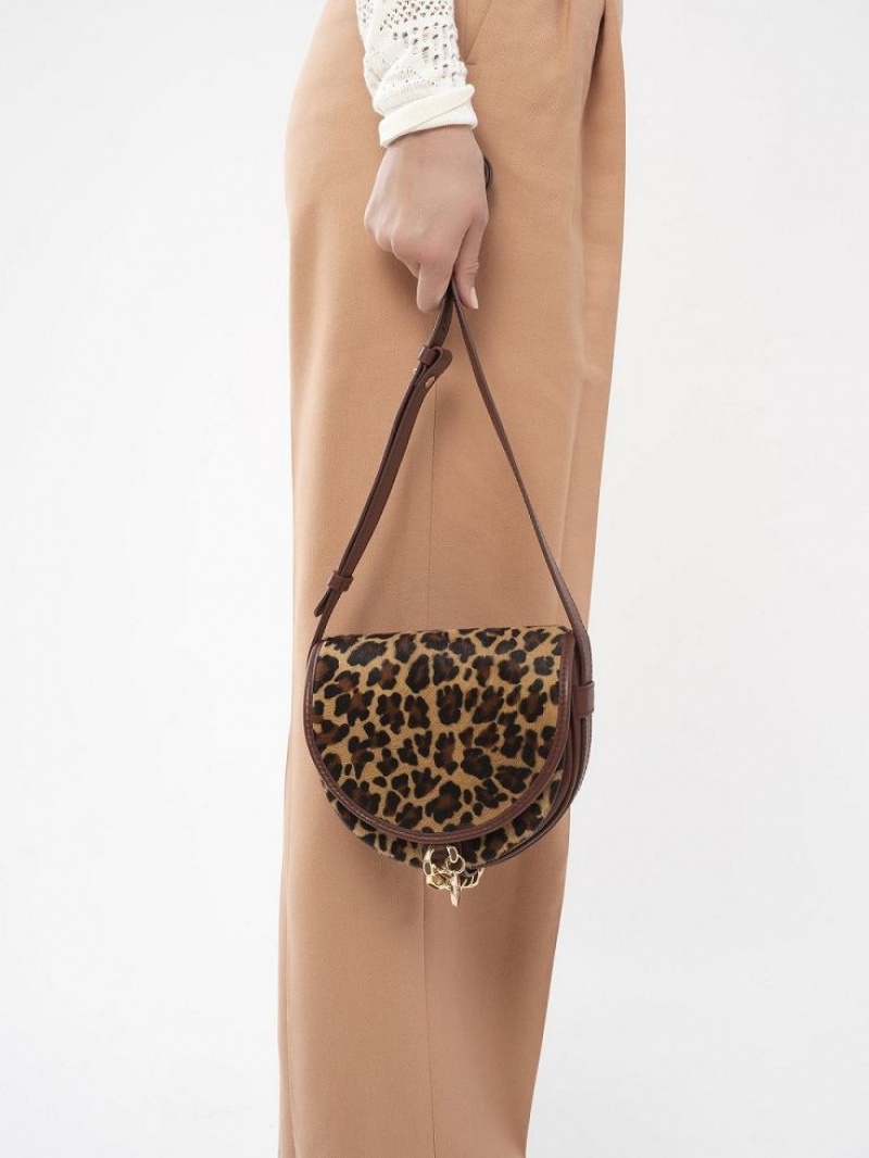 COPPER BROWN Chloe Mara Small Saddle Shoulder Bags | CHE-SR14603