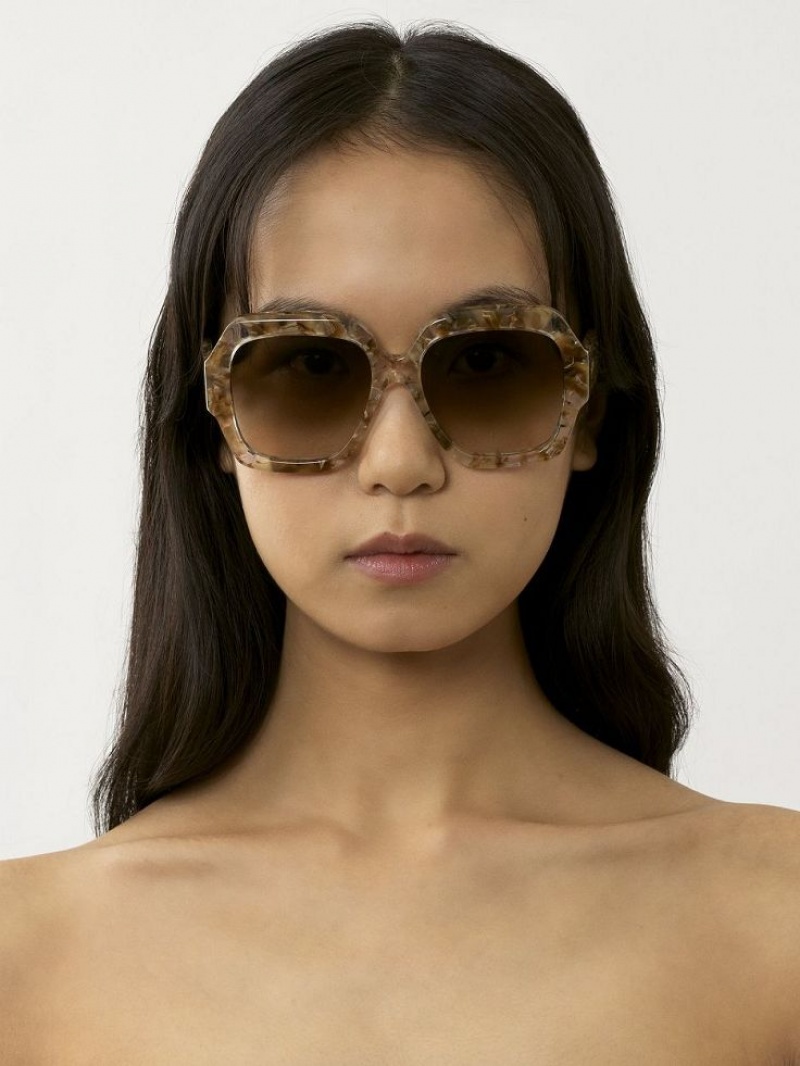 CRYSTAL BROWN Chloe Gayia Sunglasses | CHE-SR14575