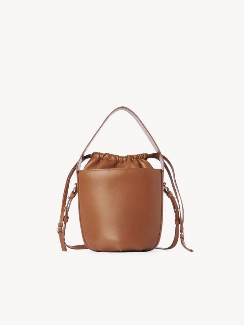 Caramel Chloe Sense Bucket Crossbody Bags | CHE-SR13531