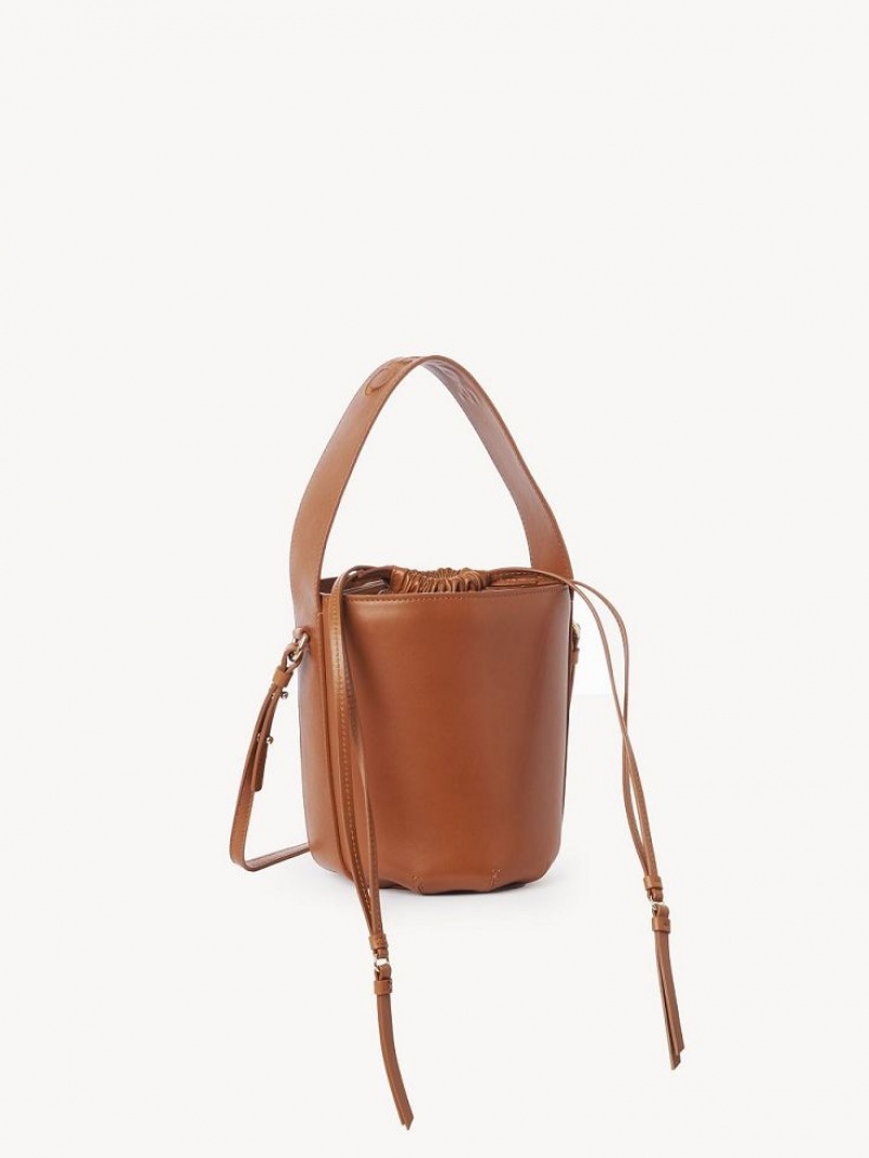 Caramel Chloe Sense Bucket Mini Bags | CHE-SR13701