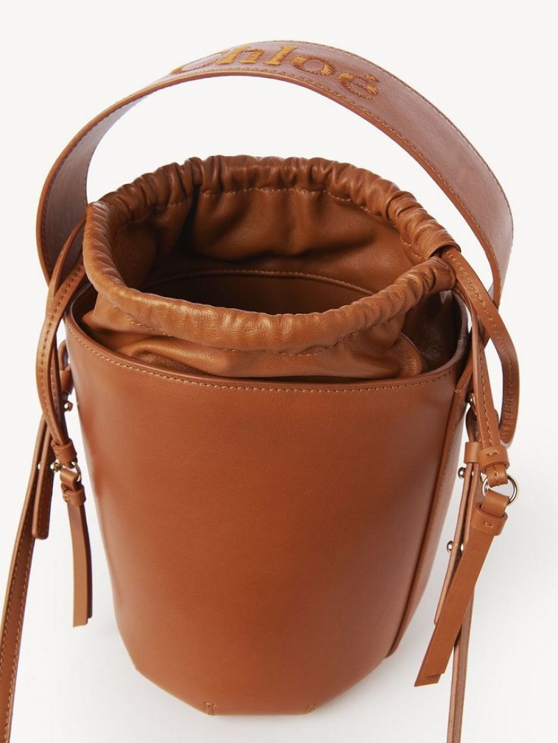 Caramel Chloe Sense Bucket Shoulder Bags | CHE-SR13417