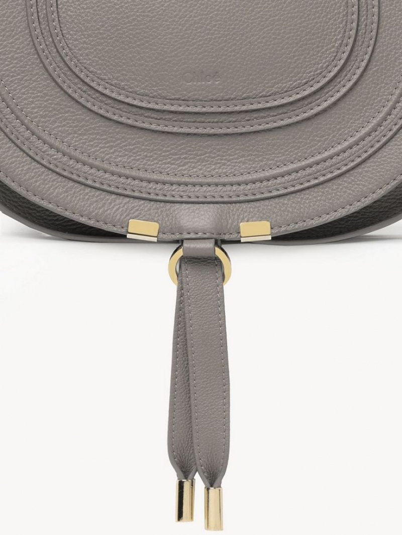 Cashmere Grey Chloe Marcie Medium Crossbody Bags | CHE-SR13471