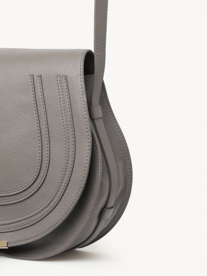 Cashmere Grey Chloe Marcie Medium Crossbody Bags | CHE-SR13471