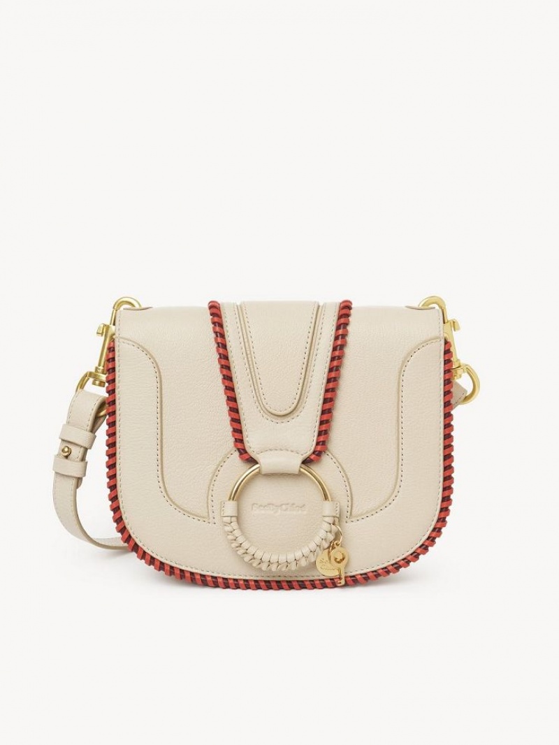 Cement Beige Chloe Hana Shoulder Bags | CHE-SR14639