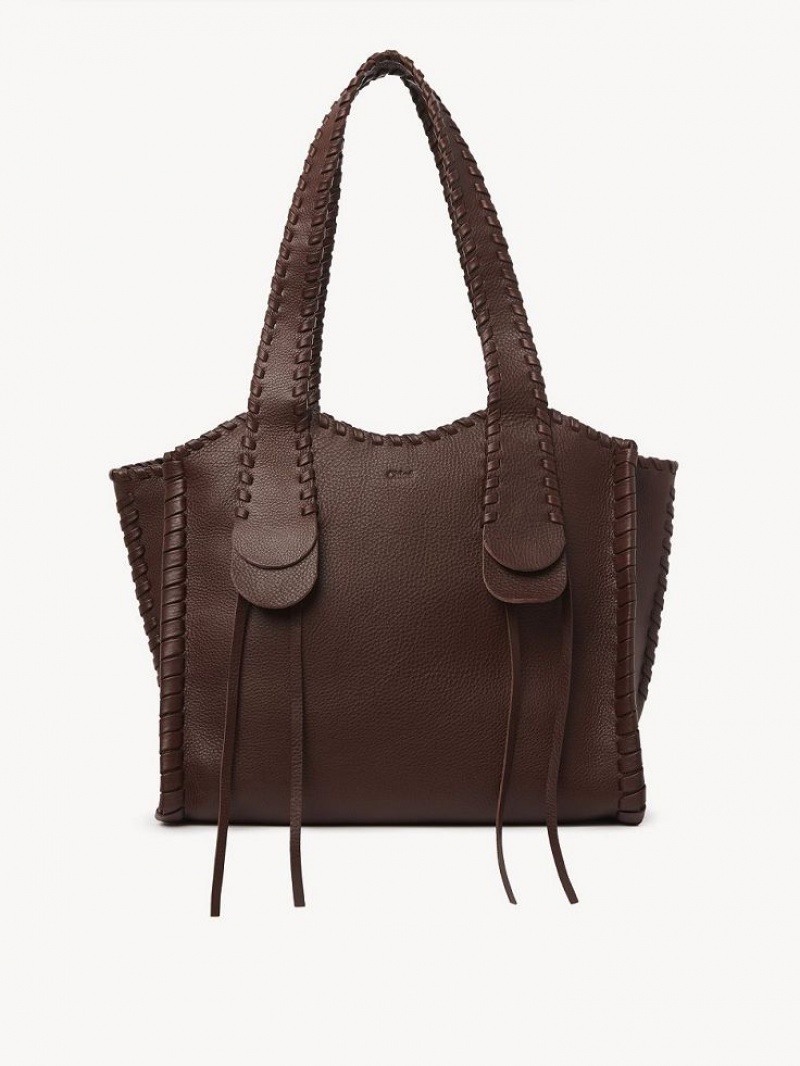 Chocolate Chloe Medium Mony Tote Bags | CHE-SR13380