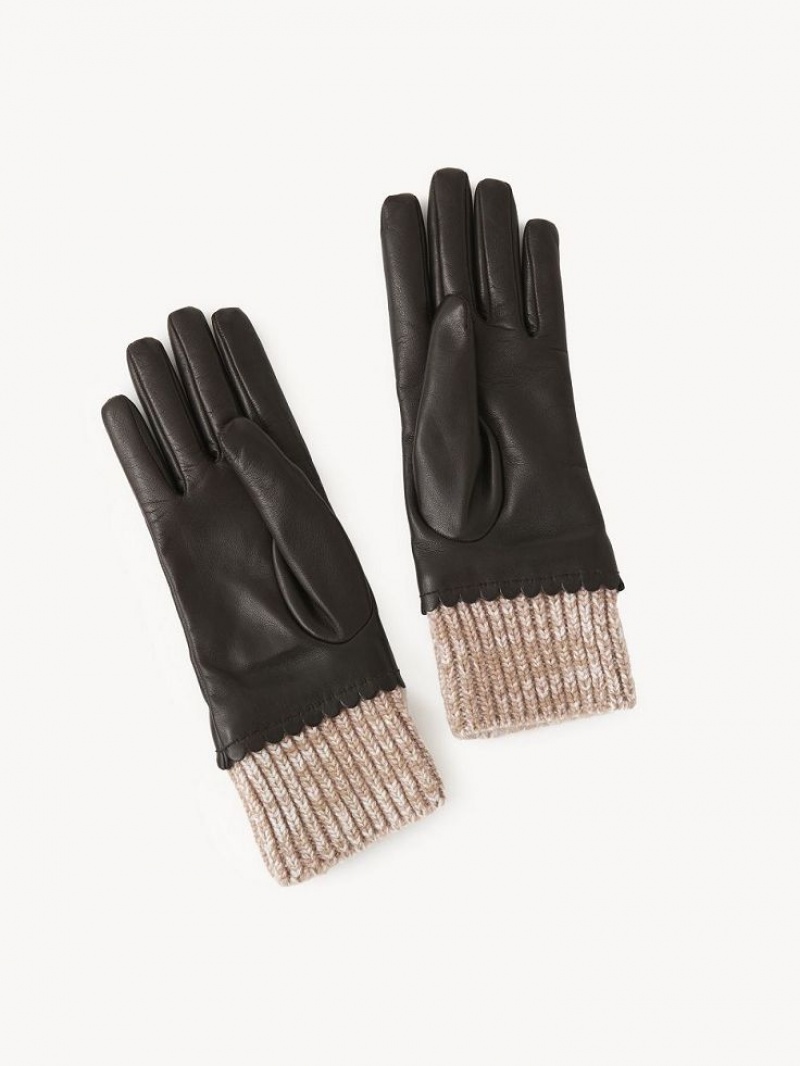 DARKENED BROWN Chloe Jamie Gloves | CHE-SR14466