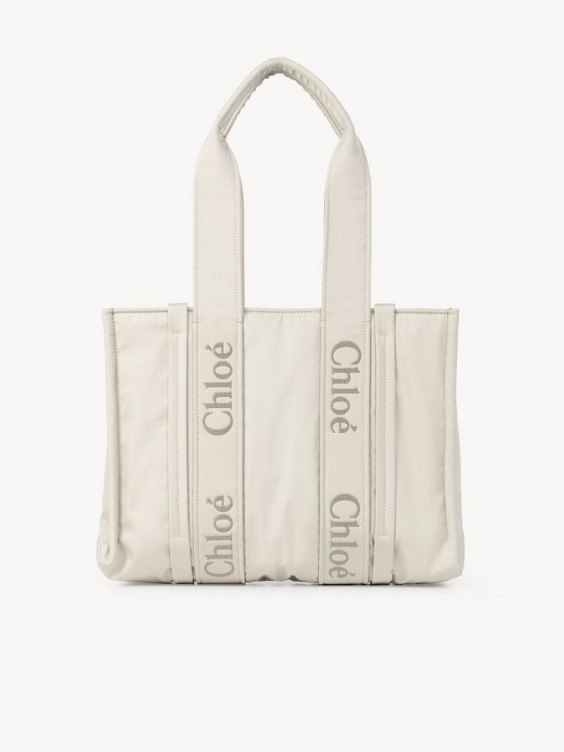 DUSTY IVORY Chloe Medium Woody Shoulder Bags | CHE-SR13410