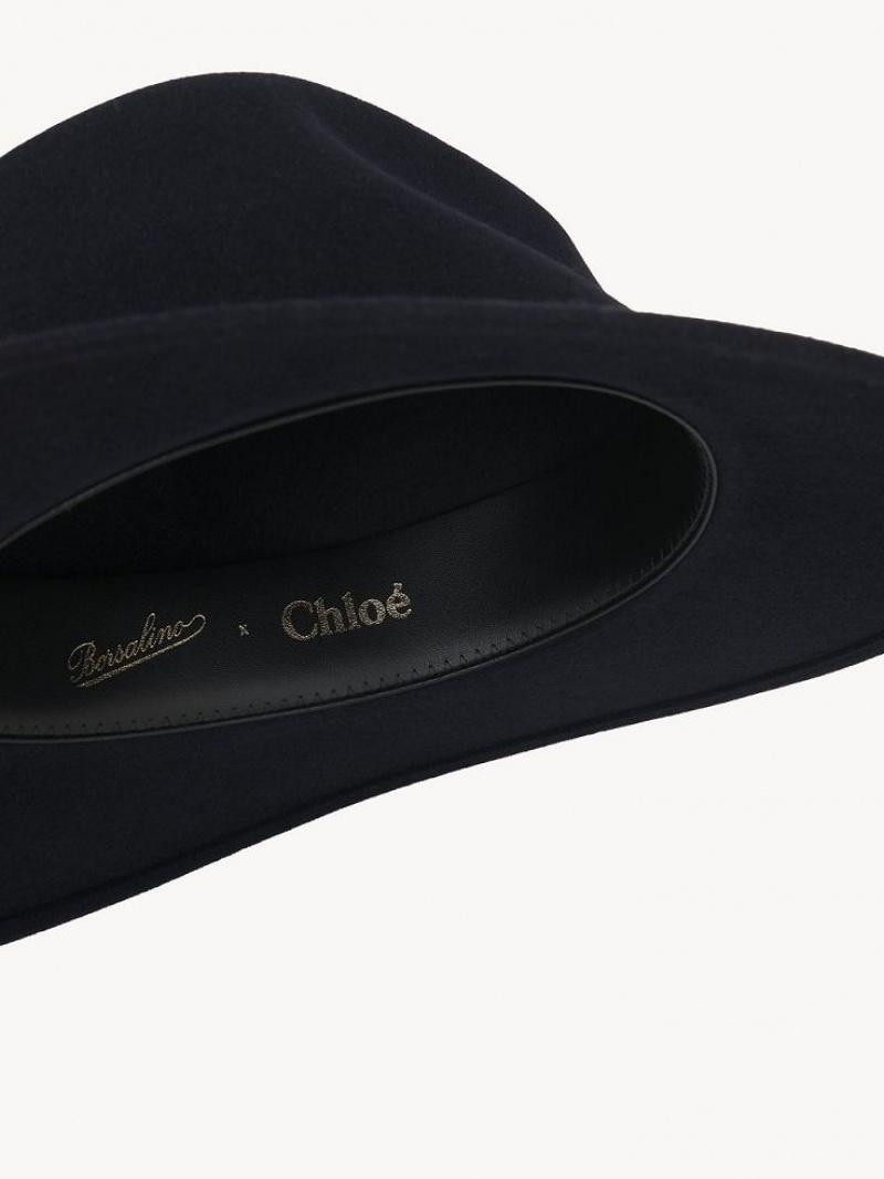 Deep Navy Chloe X Borsalino Steph Hats | CHE-SR14471