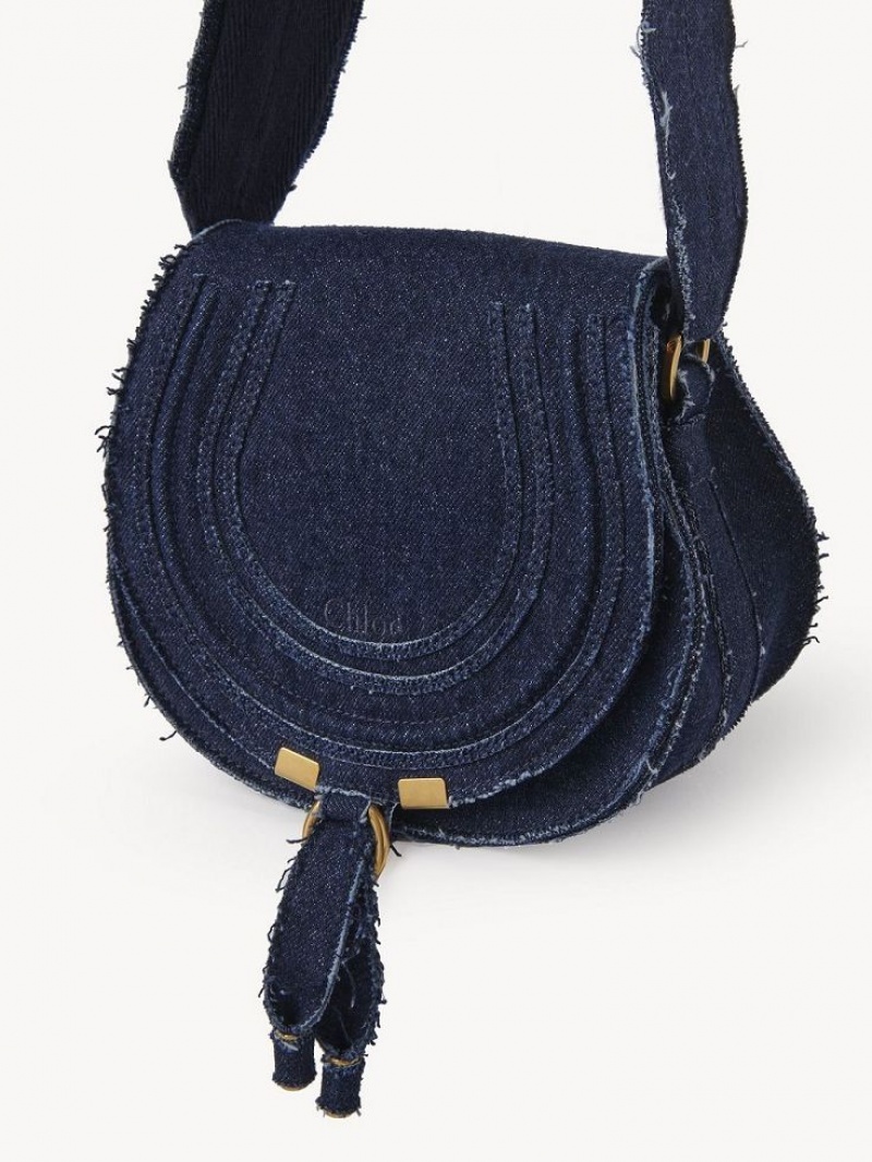 Denim Chloe Marcie Small Crossbody Bags | CHE-SR13580