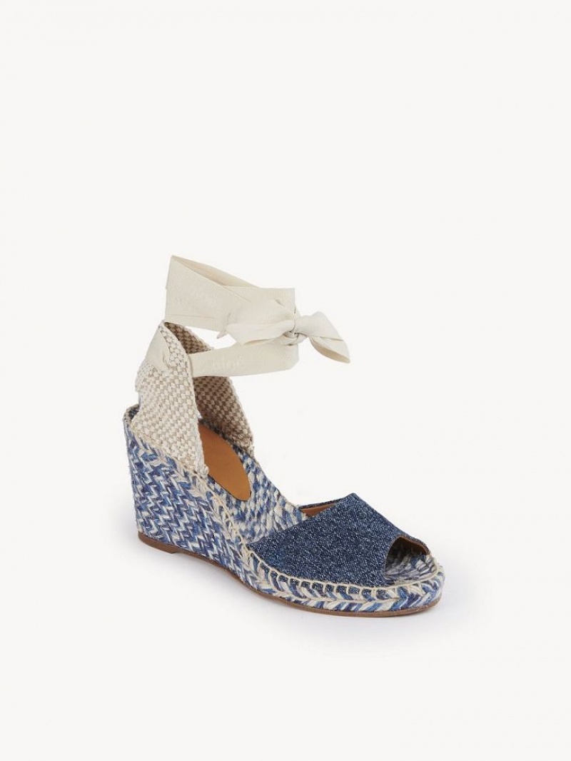 Denim Chloe Piia Espadrille | CHE-SR14150