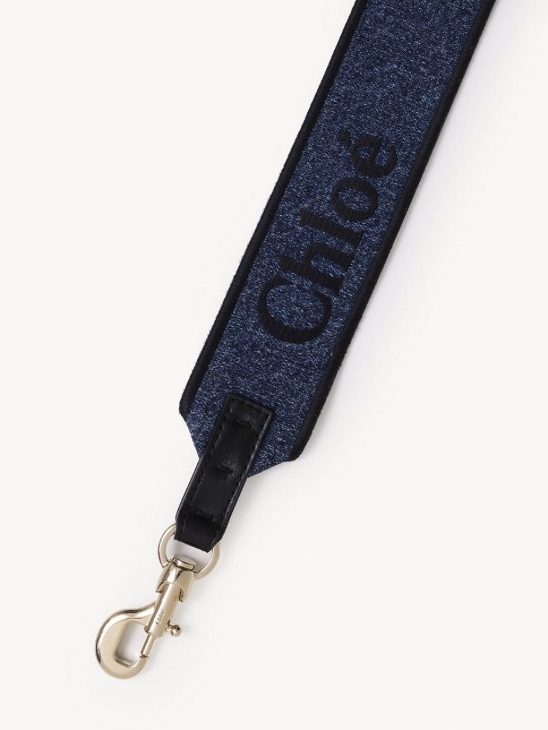 Denim Chloe Strap Straps | CHE-SR13766