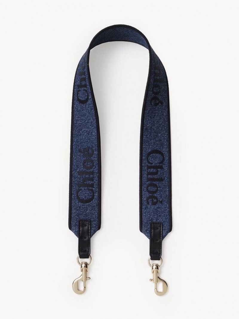 Denim Chloe Strap Straps | CHE-SR13766