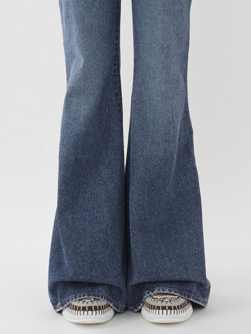 Dusky Blue Chloe Merapi Flare Jeans | CHE-SR14010