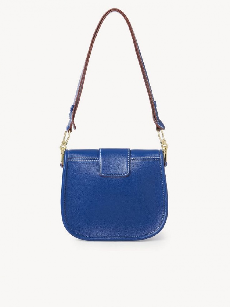 ETERNITY BLUE Chloe Saddie Satchel Shoulder Bags | CHE-SR14587