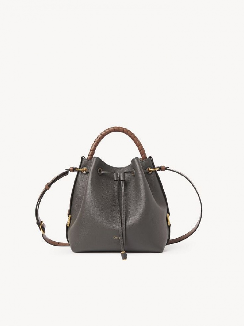 Elephant Grey Chloe Marcie Bucket Crossbody Bags | CHE-SR13460