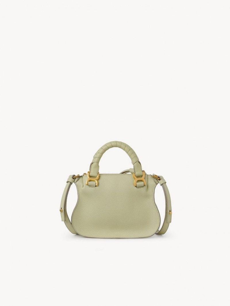 FADED GREEN Chloe Marcie Double Carry Mini Bags | CHE-SR13674