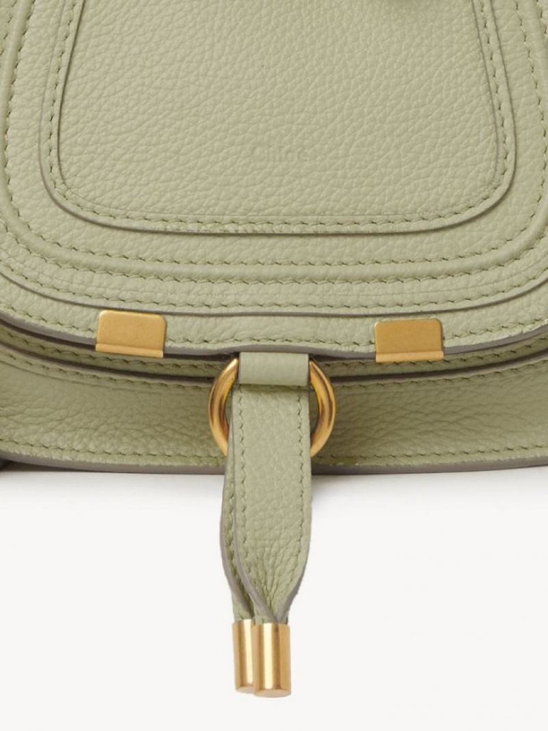 FADED GREEN Chloe Marcie Double Carry Mini Bags | CHE-SR13674