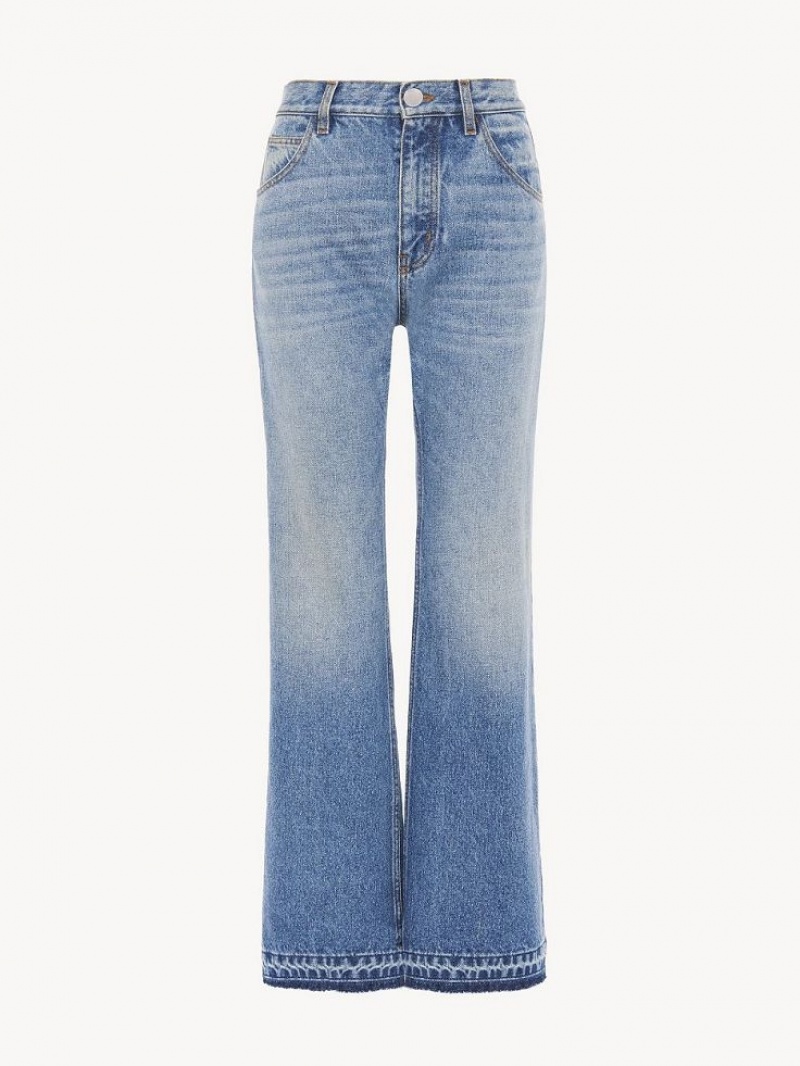 FOGGY BLUE Chloe Cropped Straight Jeans | CHE-SR14017