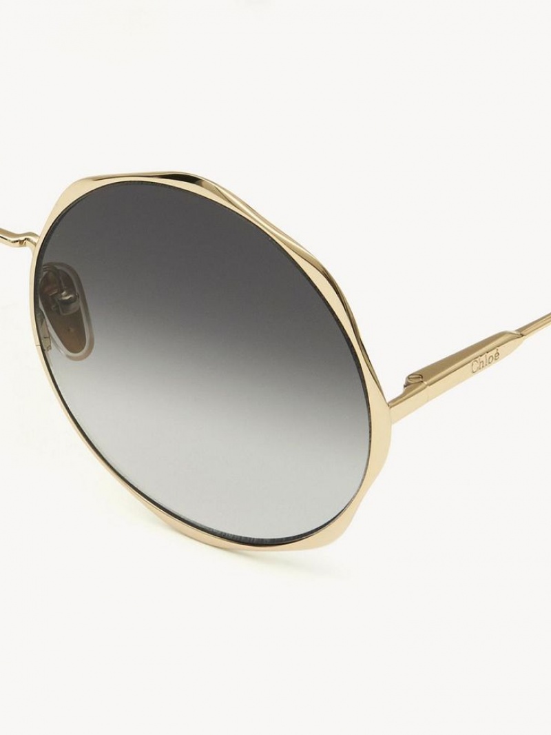 GOLD/GRADIENT GREY Chloe Honoré Sunglasses | CHE-SR14509