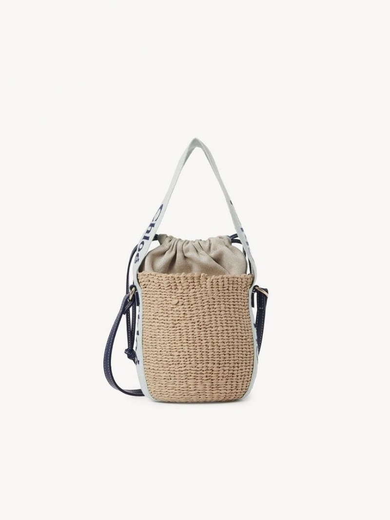 GREEN - BLUE 1 Chloe Small Woody Baskets | CHE-SR13643