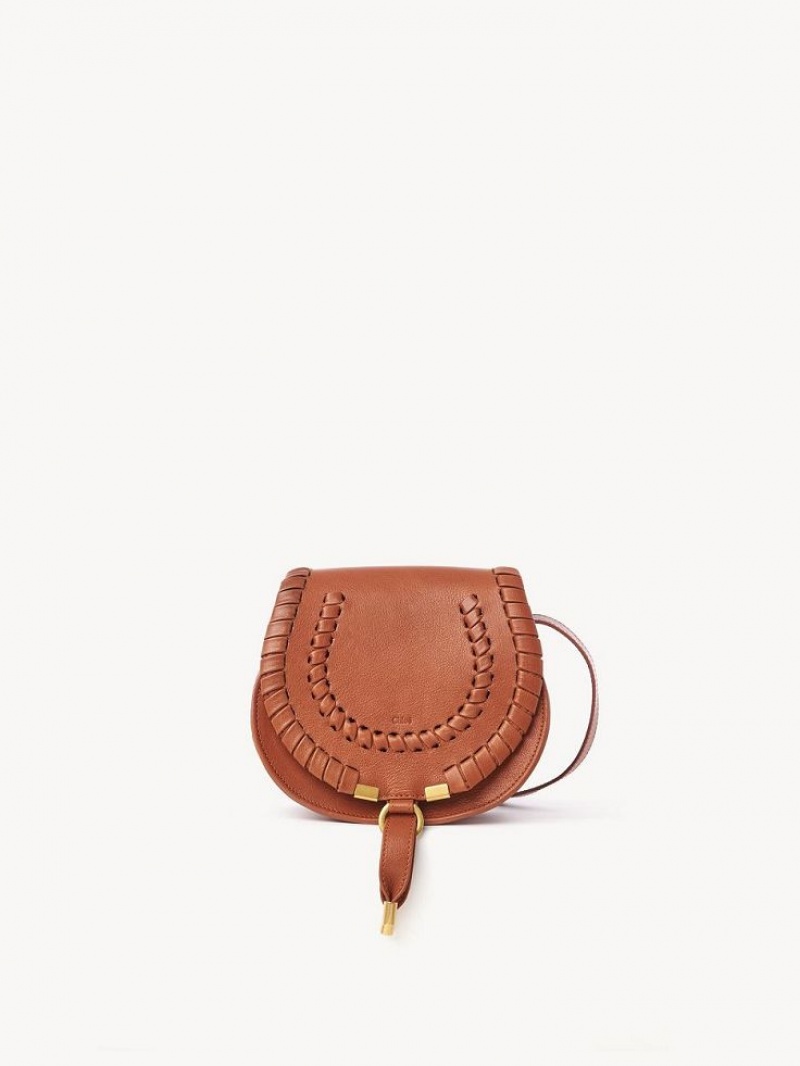 HENNA ORANGE Chloe Marcie Small Saddle Mini Bags | CHE-SR13665