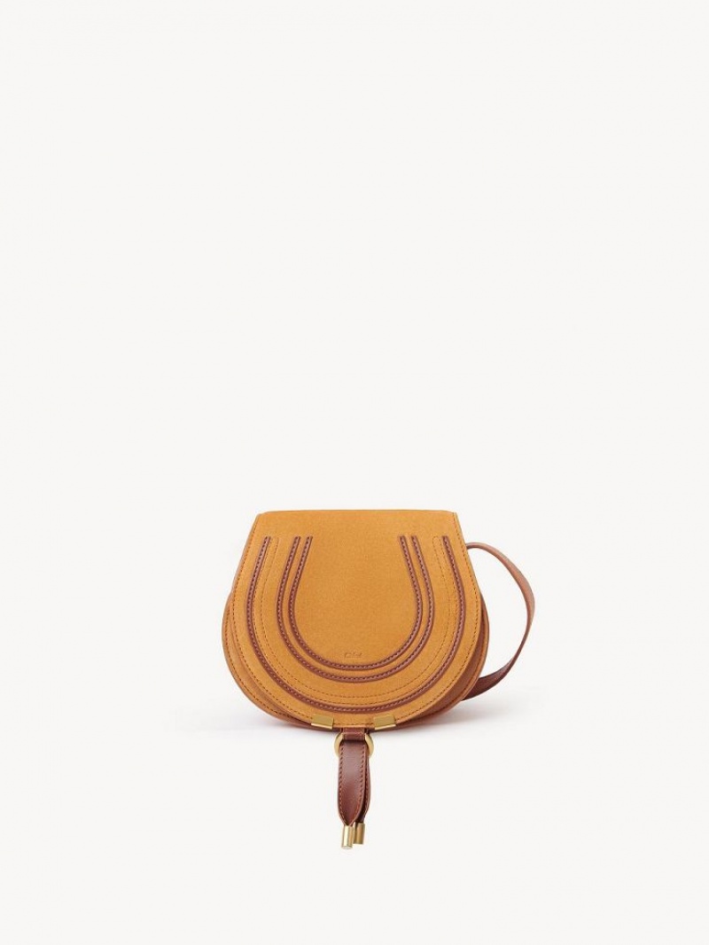 HENNA ORANGE Chloe Marcie Small Saddle Mini Bags | CHE-SR13668