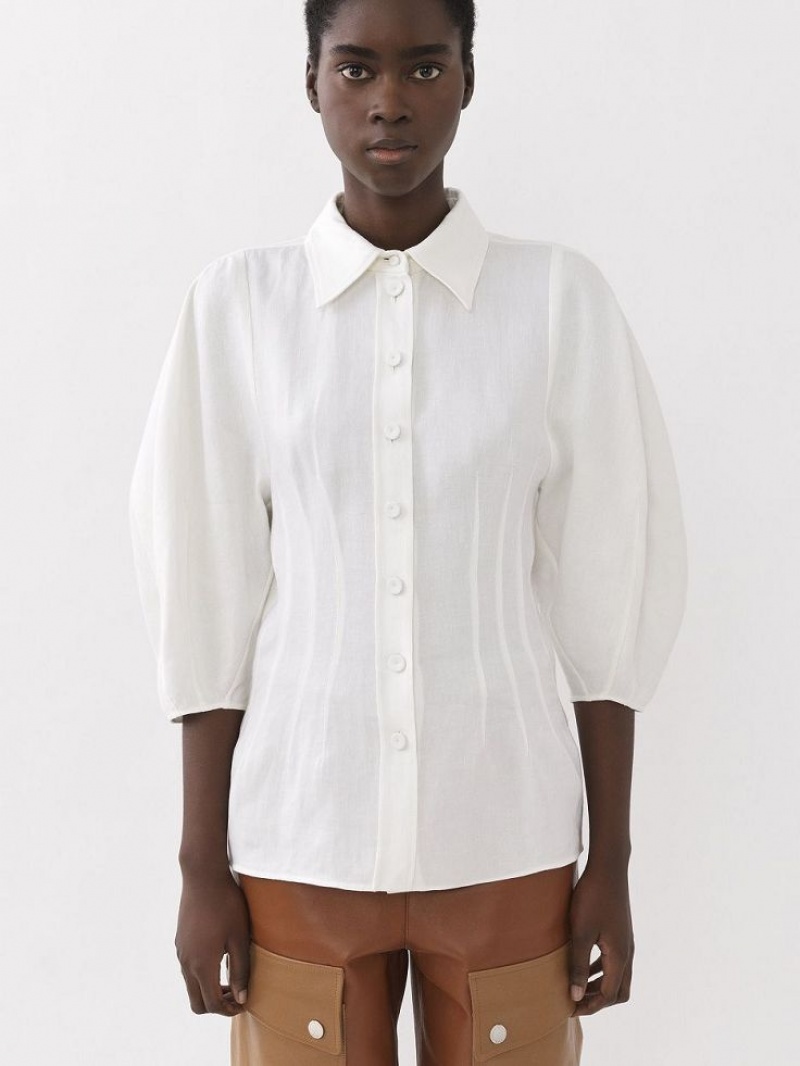 Iconic Milk Chloe Balloon-sleeve Shirts | CHE-SR13874