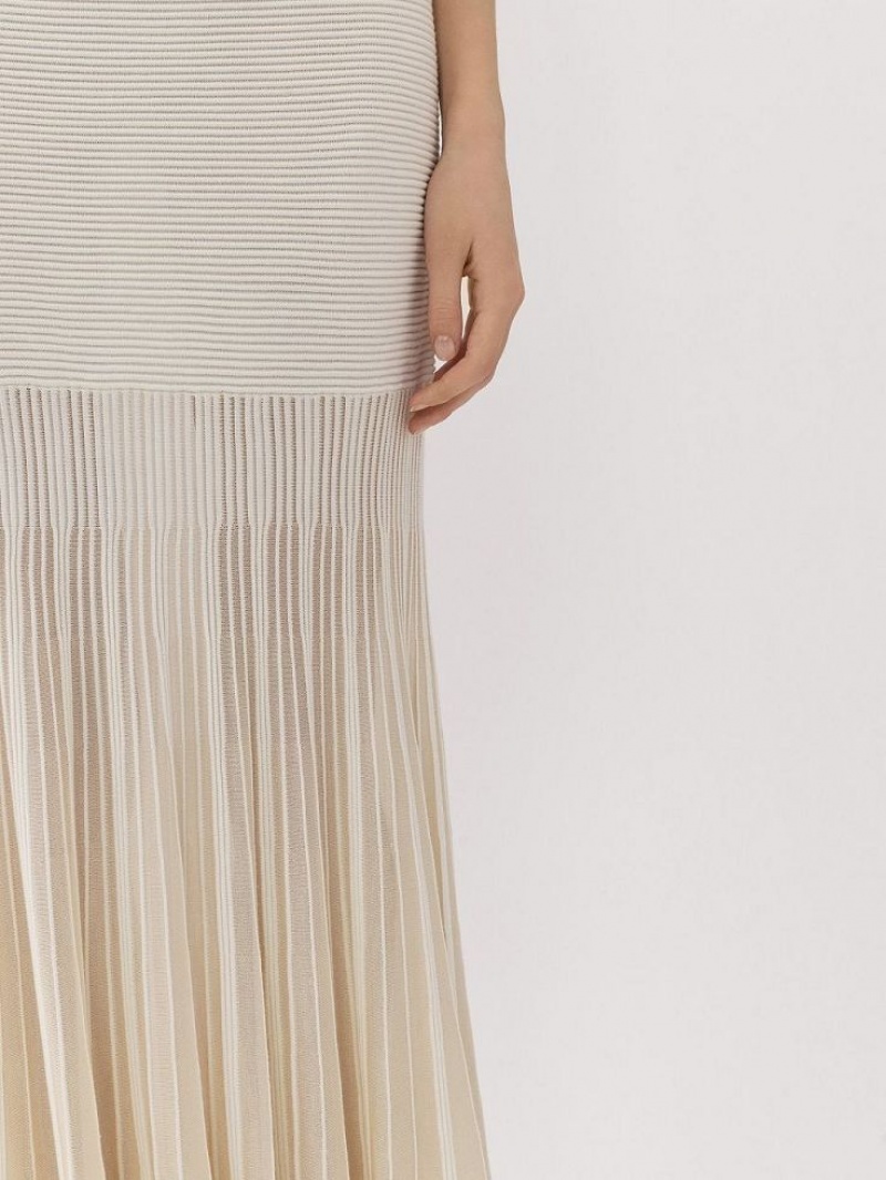 Iconic Milk Chloe Flared Maxi Skirts | CHE-SR14075