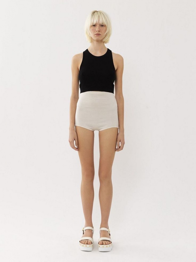 Iconic Milk Chloe High-waisted Mini Shorts Knitwear | CHE-SR13923