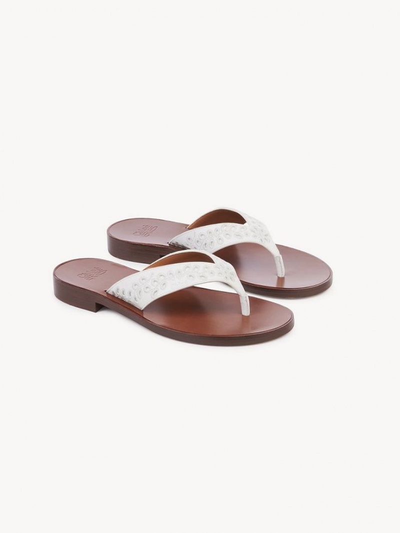 Iconic Milk Chloe X Eres Paz Flat Sandals | CHE-SR14146