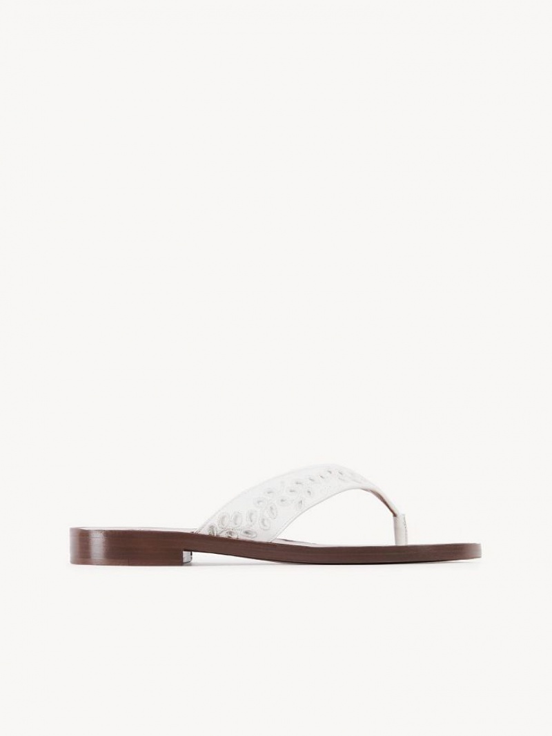 Iconic Milk Chloe X Eres Paz Flat Sandals | CHE-SR14146