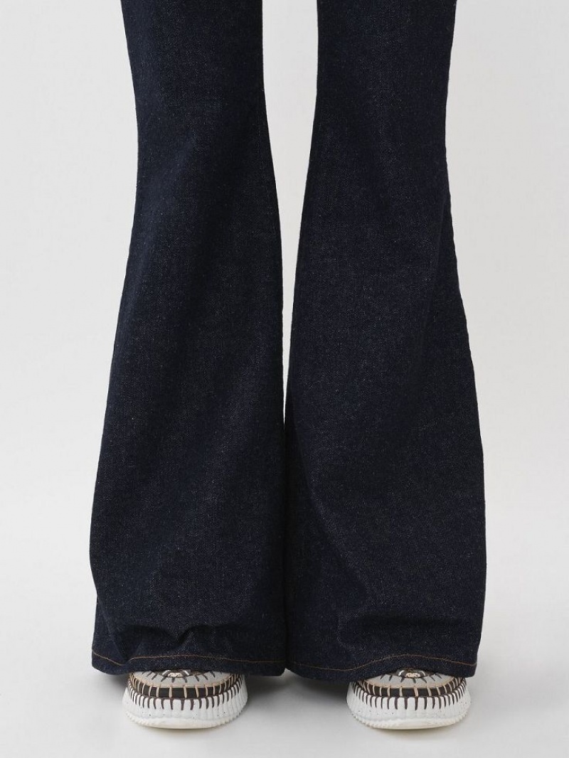 Iconic Navy Chloe Merapi Flare Jeans | CHE-SR13993