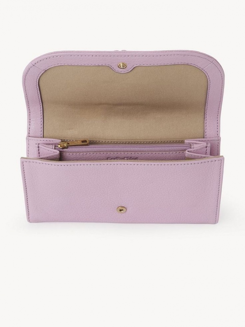 LAVENDER MIST Chloe Hana Long Wallets | CHE-SR14922