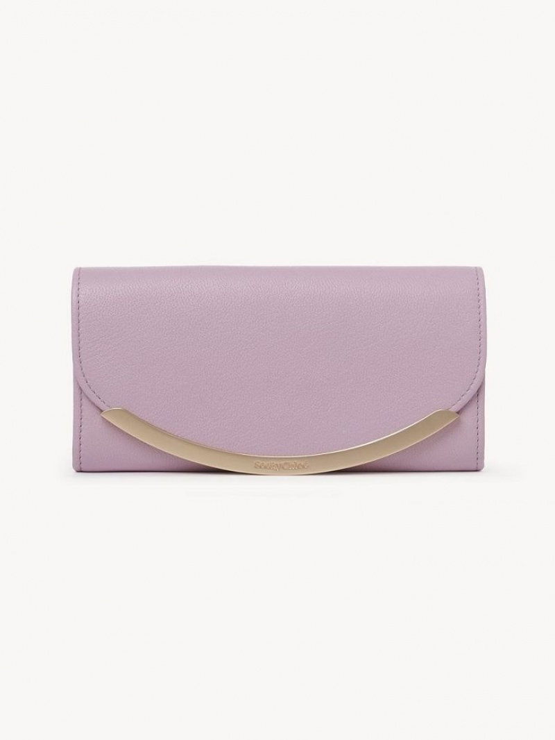 LAVENDER MIST Chloe Lizzie Long Wallets | CHE-SR14920