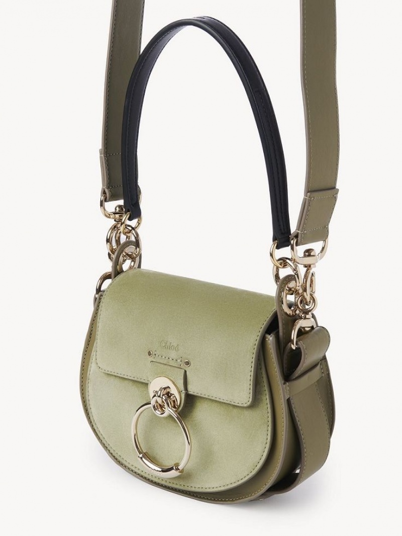 LICHEN GREEN Chloe Small Tess Crossbody Bags | CHE-SR13551