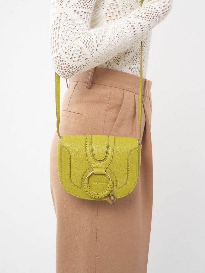 LIGHT OLIVE Chloe Hana Mini Shoulder Bags | CHE-SR14616