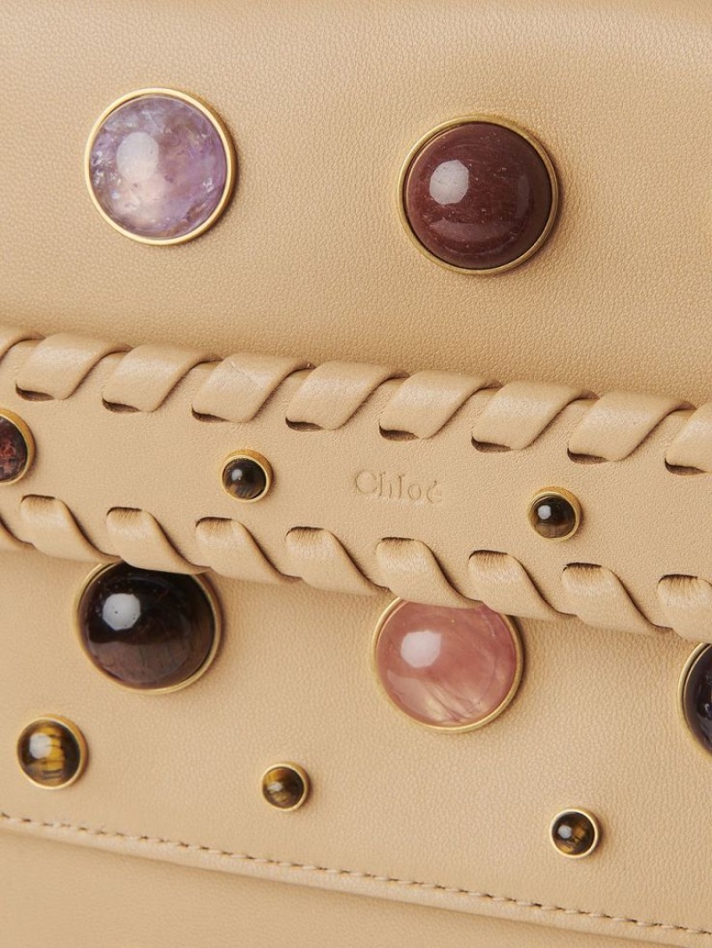 MILKY BROWN Chloe Mony Clutch Mini Bags | CHE-SR13667