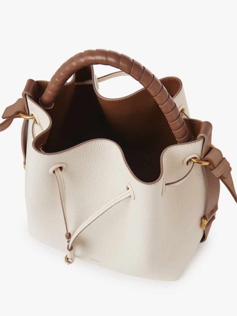 MISTY IVORY Chloe Marcie Bucket Crossbody Bags | CHE-SR13615