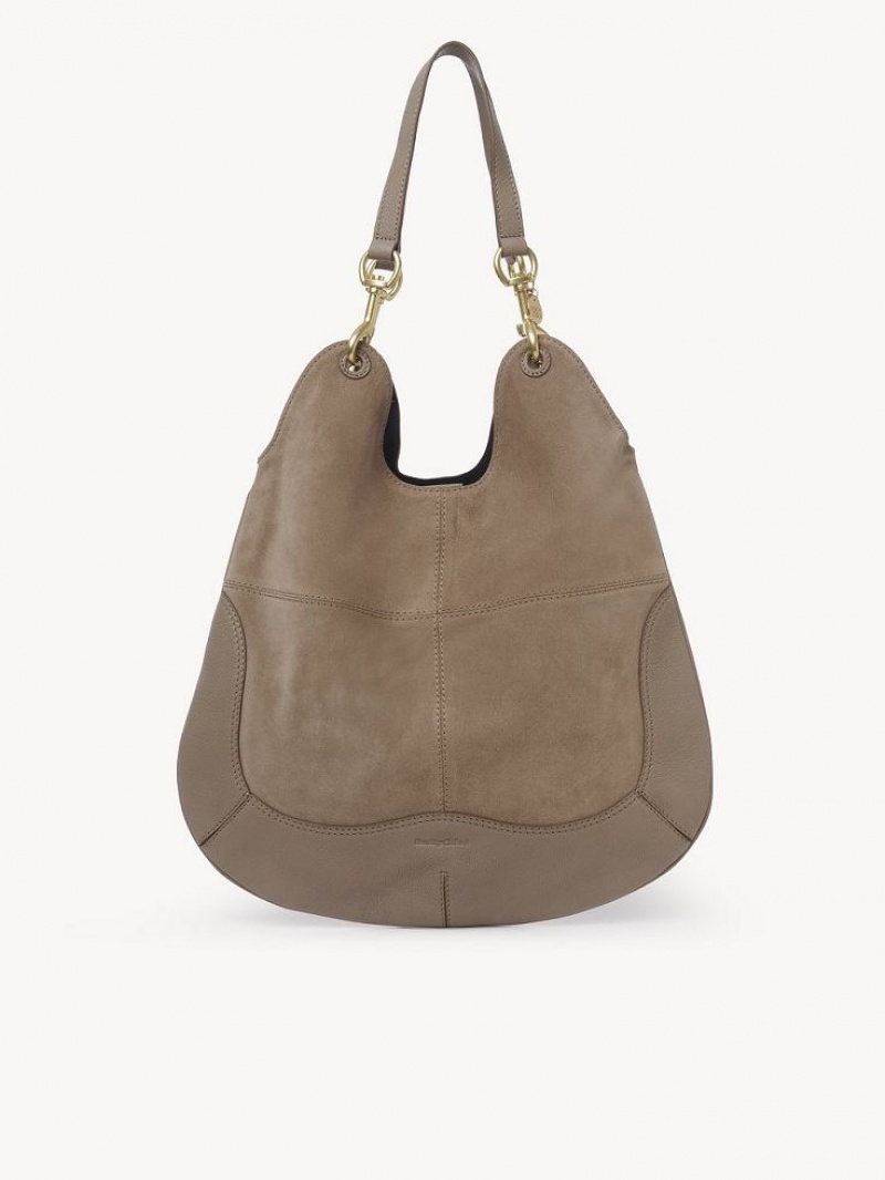 Motty Grey Chloe Hana Shopper Shoulder Bags | CHE-SR14625